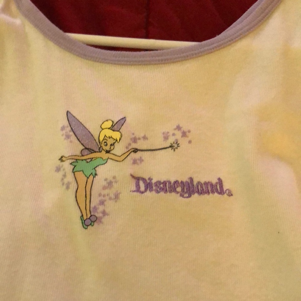 Cute short sleeve tinker bell t shirt